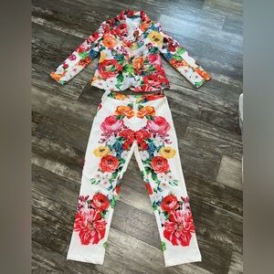 Floral suit
